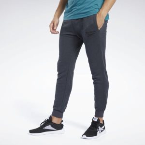 Spodnie Męskie Reebok Training Essentials Czarne PL 69TWBOK